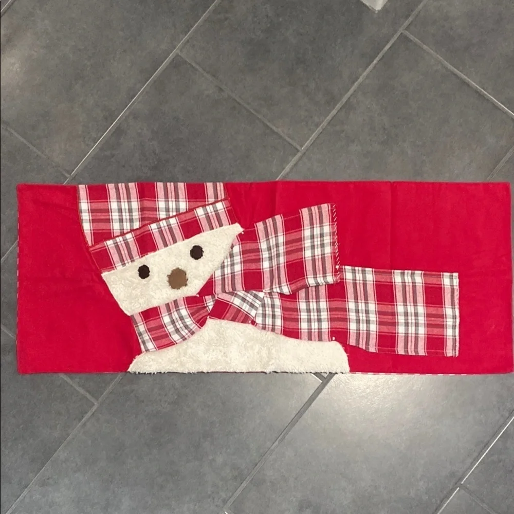 Festive Snowman Pillow Cover